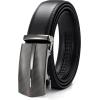 imageCHAOREN 40mm Ratchet Belt Buckle Only for 1 38 Slide Belt Strap Automatic Click Buckle AdjustableGun Grey