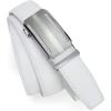 imageCHAOREN 40mm Ratchet Belt Buckle Only for 1 38 Slide Belt Strap Automatic Click Buckle AdjustableSilver Grey
