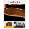 imageCHAOREN Ratchet Belt Replacement Strap 1 38 Leather Belt Strap for 40MM Slide Click BuckleFull Grain Brown