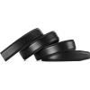 imageCHAOREN Ratchet Belt Strap Only 1 14quot Replacement Leather Belt for 32mm BuckleLitchi Black