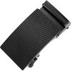 imageCHAOREN 40mm Ratchet Belt Buckle Only for 1 38 Slide Belt Strap Automatic Click Buckle AdjustableCarbonarius