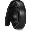 imageCHAOREN Ratchet Belt Strap Only 1 14quot Replacement Leather Belt for 32mm BuckleBlack