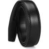 imageCHAOREN Ratchet Belt Strap Only 1 14quot Replacement Leather Belt for 32mm BuckleLitchi Black