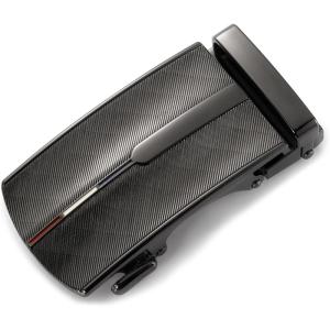 imageCHAOREN 40mm Ratchet Belt Buckle Only for 1 38 Slide Belt Strap Automatic Click Buckle AdjustableGun Grey