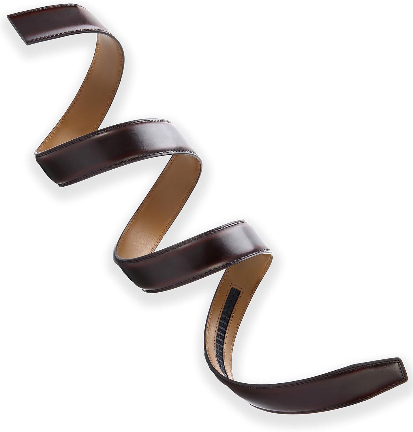 imageCHAOREN Click Belts for Men  Mens Ratchet Belt 1 38quot for Dress Pants  Perfect Companion to Mens OxfordsBurgundy