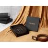 imageCHAOREN Leather Ratchet Belt Men 2 Pack  Customizable Fit Effortless Style 35mmBlackBlack