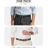 imageCHAOREN Mens Belt 1 Pack  Leather Reversible Belts for Men for Dress PantsBlackBrown