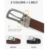 imageCHAOREN Mens Belt 1 Pack  Leather Reversible Belts for Men for Dress PantsBlackBrown