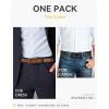 imageCHAOREN Mens Belt 1 Pack  Leather Reversible Belts for Men for Dress PantsBlackTan