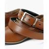imageCHAOREN Mens Belt 1 Pack  Leather Reversible Belts for Men for Dress PantsBright SliverblackTan