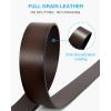 imageCHAOREN Full Grain Leather Belt for Men Work Belts for Men Heavy Duty Daily Wear for Jeans PantsChestnut Brown