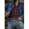 imageCHAOREN Full Grain Leather Belt for Men Work Belts for Men Heavy Duty Daily Wear for Jeans PantsCoffee Brown