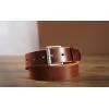 imageCHAOREN Full Grain Leather Belts for Men  Brown Belt for Jeans  Timeless Elegance for Casual Dress