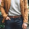 imageCHAOREN Full Grain Leather Belts for Men  Brown Belt for Jeans  Timeless Elegance for Casual Dress
