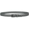 imageCHAOREN Leather Braided Belts for Men  1 18quot Mens Casual Woven Leather Belt for Dress PantsGrey
