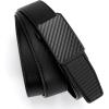 imageCHAOREN Leather Ratchet Belt for men 1 38quot for Dress Pants  Micro Adjustable Belt Fit EverywhereBlack3