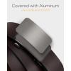 imageCHAOREN Leather Ratchet Belt for men 1 38quot for Dress Pants  Micro Adjustable Belt Fit EverywhereDark Brown1