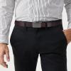 imageCHAOREN Leather Ratchet Belt for men 1 38quot for Dress Pants  Micro Adjustable Belt Fit EverywhereDark Brown1