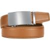 imageCHAOREN Mens Belt  Mens Ratchet Belt Leather 1 38quot for Dress Pant  Micro Adjustable Belt Fit EverywhereLight Brown