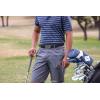 imageCHAOREN Mens Belt Stretchable  Elastic Golf Nylon Web Adjustable Belt  for Casual Wear2pcsmatted Gun  Black  Grey