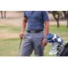 imageCHAOREN Mens Belt Stretchable  Elastic Golf Nylon Web Adjustable Belt  for Casual WearBmatted GunBlack