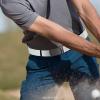 imageCHAOREN Mens Belt Stretchable  Elastic Golf Nylon Web Adjustable Belt  for Casual WearFcarbon Fiber ImperialWhite