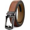 imageCHAOREN Mens Dress Belt  Ratchet Belt Leather 1 14quot Comfort Click  Perfect Companion to Mens Dress ShoesTan