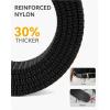 imageCHAOREN Nylon Ratchet Belts for Men  Adjustable Web Belt  Automatic Slide Buckle for Casual Golf WorkGrey