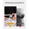 imageCHAOREN Nylon Ratchet Belts for Men  Adjustable Web Belt  Automatic Slide Buckle for Casual Golf WorkGrey