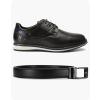 imageCHAOREN Ratchet Kids Belt Dress Boys Leather Belt 125quot Adjustable for Casual and Formal WearBlack