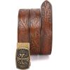 imageCHAOREN Ratchet Western Belt  1 38quot Cowboy Belts for Men Casual Jeans  Micro Adjustable Belt Fit EverywhereBrown1
