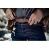 imageCHAOREN Ratchet Western Belt  1 38quot Cowboy Belts for Men Casual Jeans  Micro Adjustable Belt Fit EverywhereBrown1