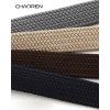 imageCHAOREN Stretch Belts for Men 2Pack  1 38quot Men Elastic Braided Golf Belt  Woven Web Fit Summer Casual Jeans2packblackAntique Blue