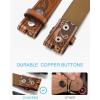 imageCHAOREN Western Belts for Men without Buckle  Cowboy Belt 15quot Full Grain Leather Belt for Jeans  One Solid Piece LeatherCowhide Light Brown