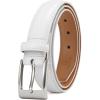 imageCHAOREN Mens Belts Leather 1 18quot for Gift Men  Perfect Companion to Mens Dress ShoesWhite