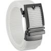 imageCHAOREN Nylon Ratchet Belts for Men  Casual Golf Web Belt Men  Automatic Adjustable Buckle Fit JeansClassic GunWhite