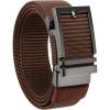 imageCHAOREN Nylon Ratchet Belts for Men  Casual Golf Web Belt Men  Automatic Adjustable Buckle Fit JeansDark BrownClassic Gun