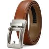 imageCHAOREN Ratchet Kids Belt Dress Boys Leather Belt 125quot Adjustable for Casual and Formal WearTan
