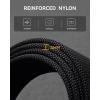 imageCHAOREN 15quot Nylon Ratchet Belts for Men  Adjustable Casual Work Belt with Slide Buckle  Trim to FitGrey
