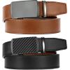 imageCHAOREN Boys Belt Most Size Kids 1 14quot Dress Reversible Belt for Youth  One Leather Belt Two Style