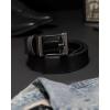 imageCHAOREN Leather Ratchet Belt Men  Mens Belts Casual Accessories for Every Occasion 35mmBlack