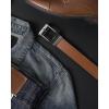 imageCHAOREN Leather Ratchet Belt Men  Mens Belts Casual Accessories for Every Occasion 35mmTan