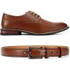 imageCHAOREN Mens Belts Leather for Gift Men  125quot Mens Dress Belts Casual for Jeans ShoesBrown