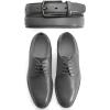 imageCHAOREN Mens Belts Leather for Gift Men  125quot Mens Dress Belts Casual for Jeans ShoesLight Grey