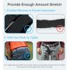 imageCHAOREN Mens Stretch Belt 2Pack  1 38quot Elastic Braided Woven Golf Belts for Men  Fit Casual Jeans PantsBlack  Navy Blue