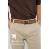 imageCHAOREN Ratchet Belts for Men  15quot Mens Belts Genuine Leather for Causual Jeans  Versatile Fit Customizable StyleLight Brown