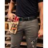 imageCHAOREN Work Belts for Men Heavy Duty  15quot Full Grain Leather Belt Casual  Fully Adjustable Double ProngBlack