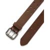 imageCHAOREN Work Belts for Men Heavy Duty  15quot Full Grain Leather Belt Casual  Fully Adjustable Double ProngBrown