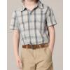 imageCHAOREN Woven Boys Belt 125quot Elastic Braided Kids Belt Casual for Golf And BaseballTan