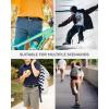 imageCHAOREN Youth Baseball Belt  125quot Elastic Softball Belts for Girls and Boys  Easy for SportBlackWhite
